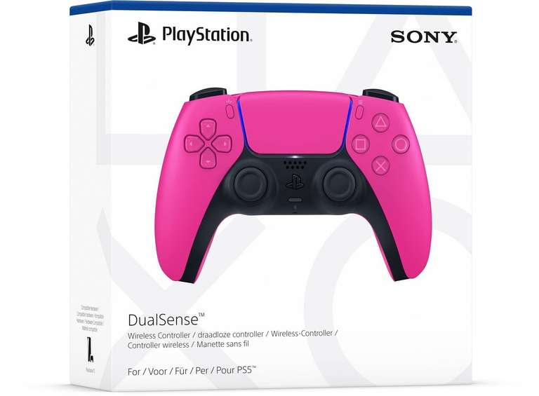 Manette sans fil Sony DualSense pour PS5 et PC - Nova Pink