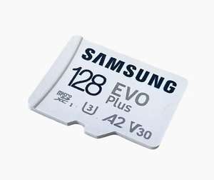 Carte Micro SD Samsung Evo Plus - 128 Go, Lecture 130 MB/s, A2- V30