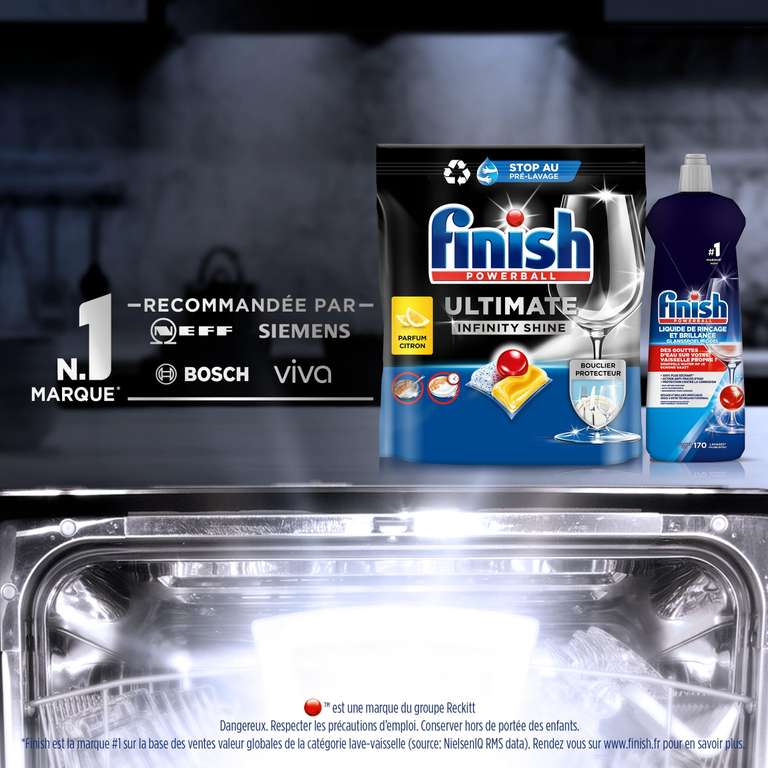 Finish Ultimate Plus - Lot De 91 Tablettes Lave-vaisselle - Neuf, Livraison Gratuite