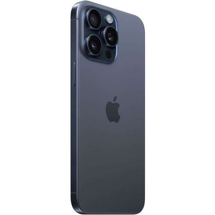 [Membres CDAV] Smartphone 6.7" Apple iPhone 15 Pro Max (256 Go) - Titane Bleu