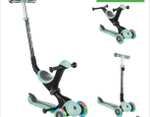 Trottinette Idkids Go up Deluxe Globber - roues lumineuses - Vert menthe
