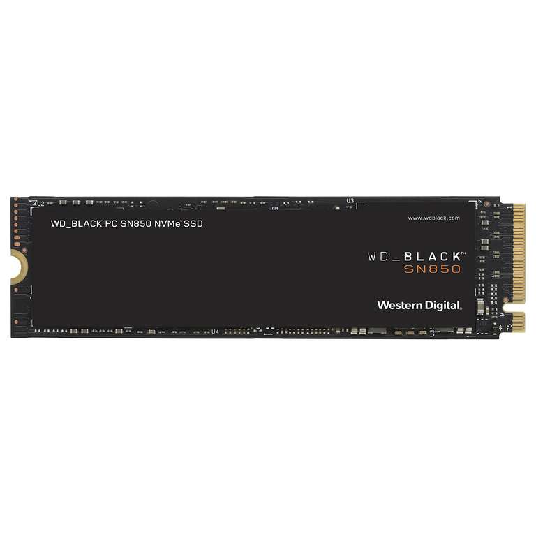 SSD NVMe M.2 WD_Black SN850 - 1To, PCIe Gén4, 7 000 Mo/s