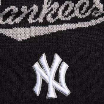 Bonnet Bobble Script 2 New Era New York Yankees