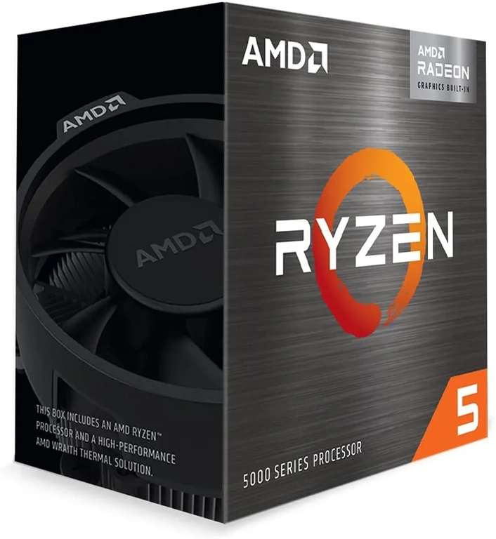 Processeur AMD Ryzen 5 5600G - 3.9/4.4 GHz, AM4