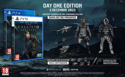 The Callisto Protocol Day One Edition sur PS5 (PS4 à 9.99€)