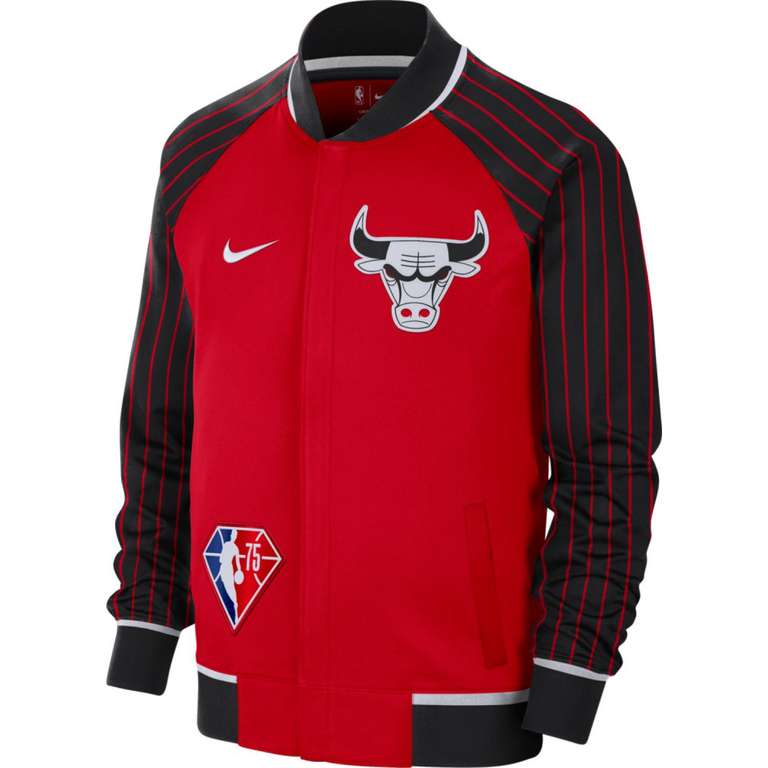 Blouson Warm Up NBA Chicago Bulls Showtime Nike City Edition Mixtape university red/black (plusieurs équipes) - Tailles S à XL