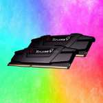 Kit mémoire DDR4 G.Skill RipJaws V 32 Go (2 x 16 Go) - 3600 MHz, CL16 (F4-3600C16D-32GVKC) [NON-RGB]