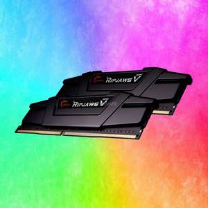 Kit mémoire DDR4 G.Skill RipJaws V 32 Go (2 x 16 Go) - 3600 MHz, CL16 (F4-3600C16D-32GVKC) [NON-RGB]