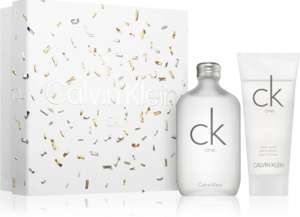 Coffret Calvin Klein CK One Eau de Toilette 100 ml + gel de douche 100 ml