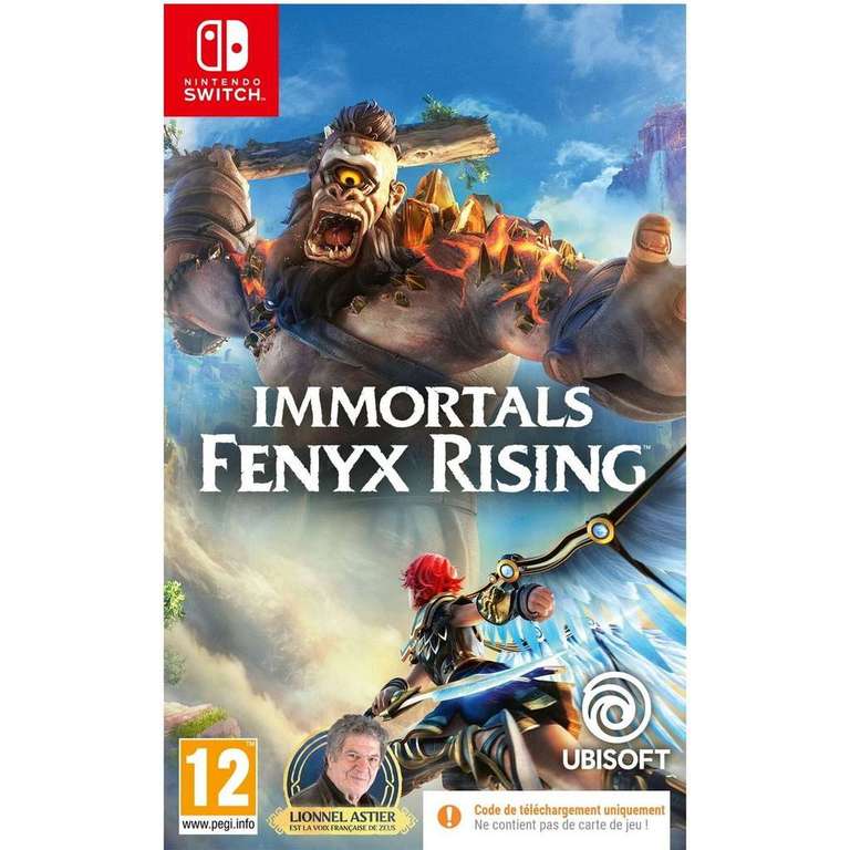 Sélection de produits 100% remboursés en 4 bons d'achat - Ex : jeu Immortals Fenyx Rising sur Nintendo Switch - Auchan Mers-Les-Bains (80)