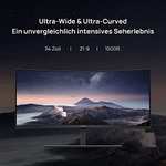 Écran PC Incurvé 34" Huawei MateView GT - UWQHD (3440 x 1440), 165 Hz, Dalle VA, HDR, Freesync Premium, avec barre de son