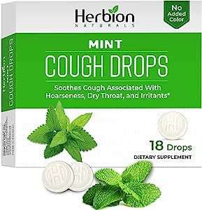Gouttes contre la toux Herbion naturals - arôme menthe (Vendeur tiers)