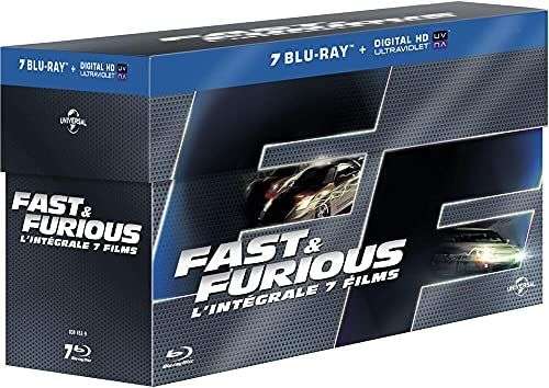 Coffret Blu-Ray Fast & Furious - Les 7 premiers films