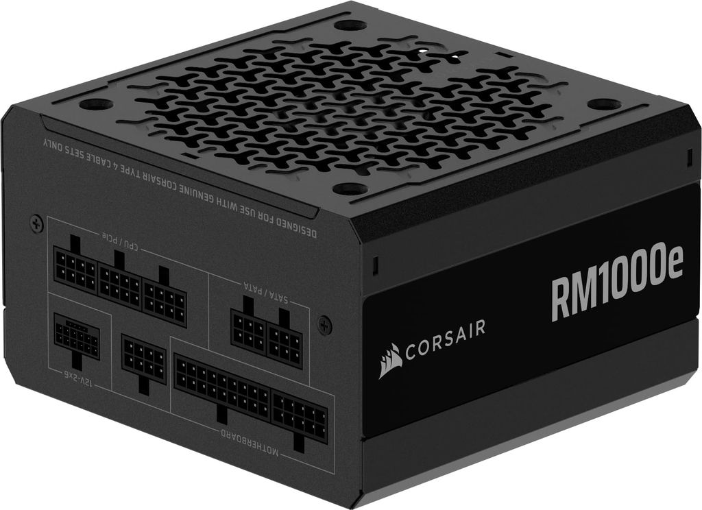 Alimentation PC modulaire Corsair RM1000e (2025) - ATX, 1000W, Occasion comme neuf