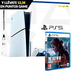 Console Sony PlayStation 5 Slim + The Last of Us 2 Remastered 2 (Frontaliers Espagne - game.es)