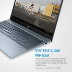 Pc portable 15.6" HP Pavilion 15-eh1000sf - FHD IPS, AMD Ryzen 5 5500U, 16 Go de RAM, SSD 512 Go, Windows 10, Azerty