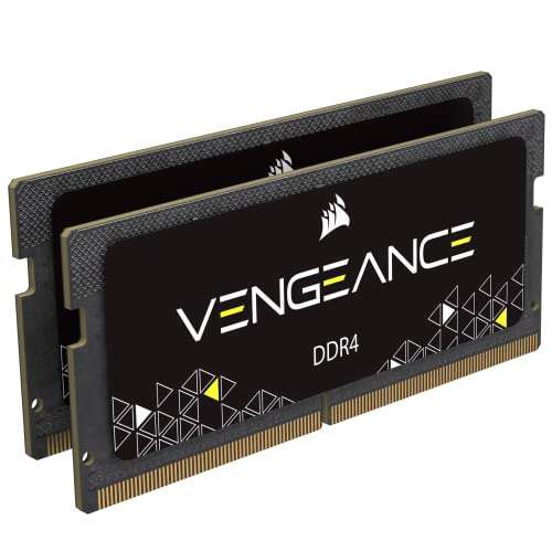 Kit mémoire RAM DDR4 SoDimm Corsair Vengeance 32 Go (2 x 16 Go) - 3200 MHz, CL22 (CMSX32GX4M2A3200C22)