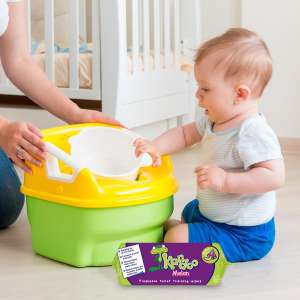 Kandoo Lingettes Humides Melon Jetables 55 Pièces Lot De 3 - Pour Enfants Et Famille