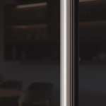 Portes coulissantes : gloss anthracite et miroir, profils aluminium naturel H2500xL1400 mm (centimetre.com)