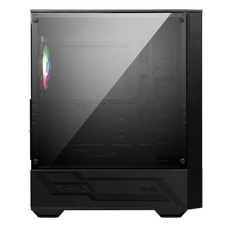 Boîtier PC MSI MAG Forge 110R avec Fenêtre en acrylique & 1 Ventilateur ARGB (Noir) + Souris MSI Clutch DM07 RGB (Pack avec 111R à 64.99€)
