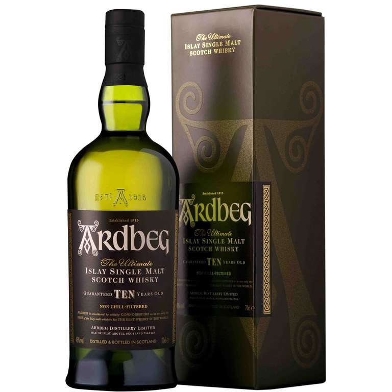 Whisky tourbé Ardbeg Ten - Islay (70cl) - Hautepierre (67)