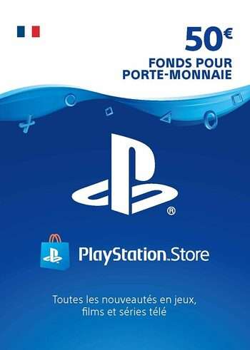 Carte PlayStation Store de 50€ (Dématérialisée)