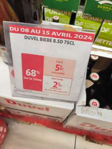 Lot de 2 bières Duvel 75cl - Leers (59)