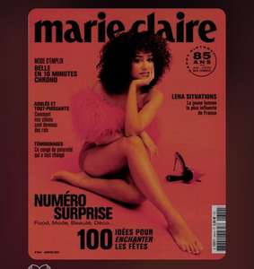 Abonnement de 12 mois au magazine Marie Claire
