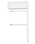 Penderie extensible armoire SPACEO Home, blanc H.240 x l.120 x P.60 cm