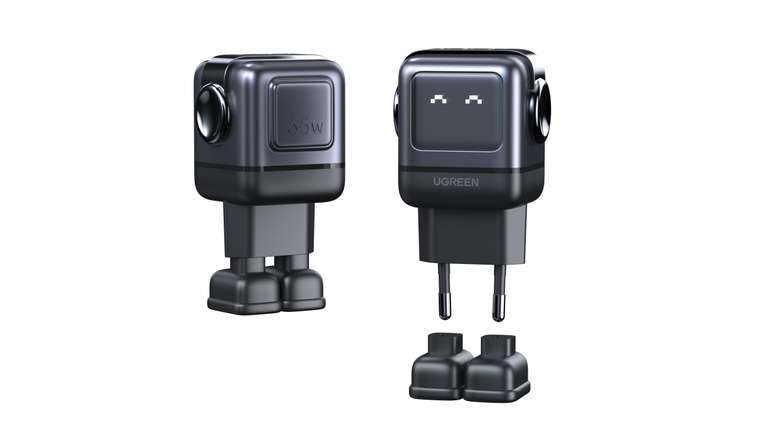 Chargeur Ugreen Nexode Robot GaN 65W - Noir (Vendeur Tiers)