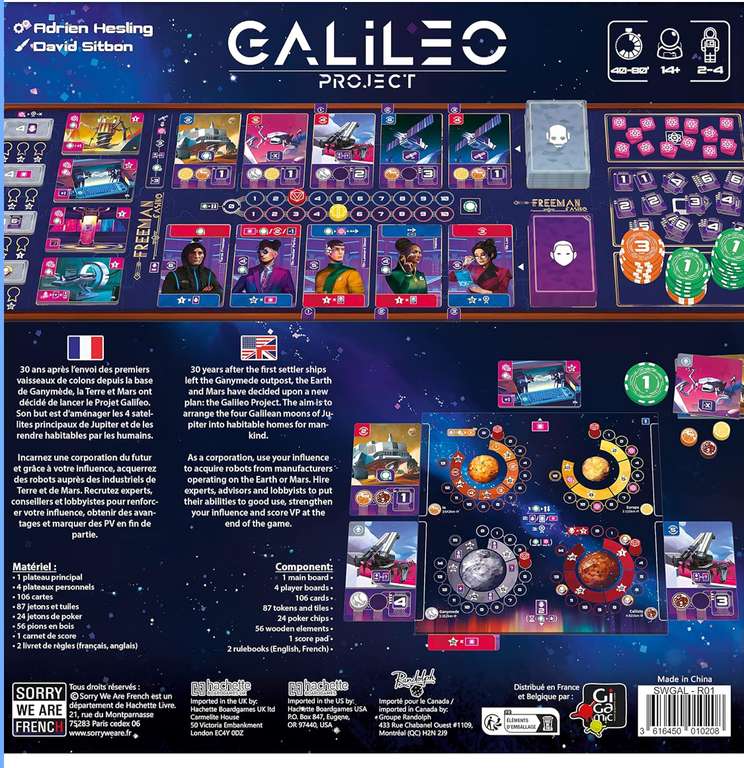 Sorry We are French - Galileo Project - Jeu de société