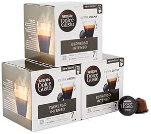 Lot de 90 capsules de café Dolce Gusto Espresso Intenso (Via abonnement)