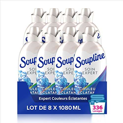 Soupline - Pack de 2 - Lot de 2 Adoucissants Soupline concentré 3D Grand  Air