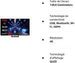 TV 55" TCL 55C735 - 4KQLED, 144Hz, Google TV (Via 50€ d'ODR)
