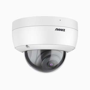 Caméra de surveillance extérieure PoE Annke VC800 - 4K, Anti-vandalisme IK10, Microphone intégré, Vision nocturne, RTSP et ONVIF