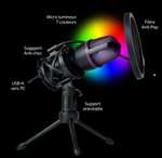 Microphone Onlan MC-30 Streaming Expert Noir - Rétro éclairé (7 couleurs), avec trépied et filtre