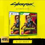Cyberpunk 2077 - Ultimate Edition sur PS5 ou Xbox Series X (Jeu + Extension Phantom Liberty)