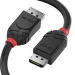 Câble DisplayPort 1.2 Lindy 36494 Black Line - Noir, 1.5m