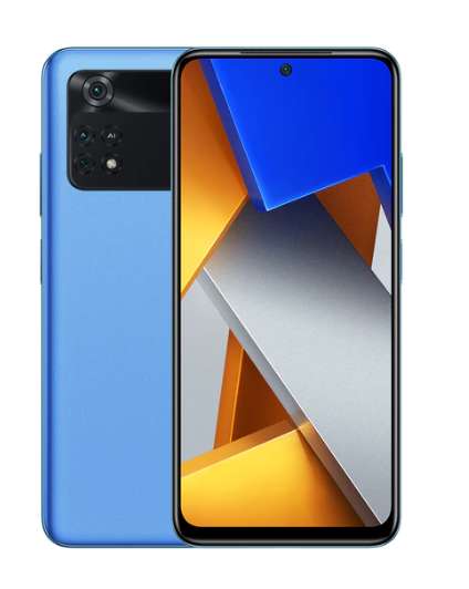 Smartphone 6.43" Xiaomi Poco M4 Pro - 4G, AMOLED FHD+ 90Hz, Helio G96, 8 Go de RAM, 256 Go, 5000mAh, Noir ou Bleu
