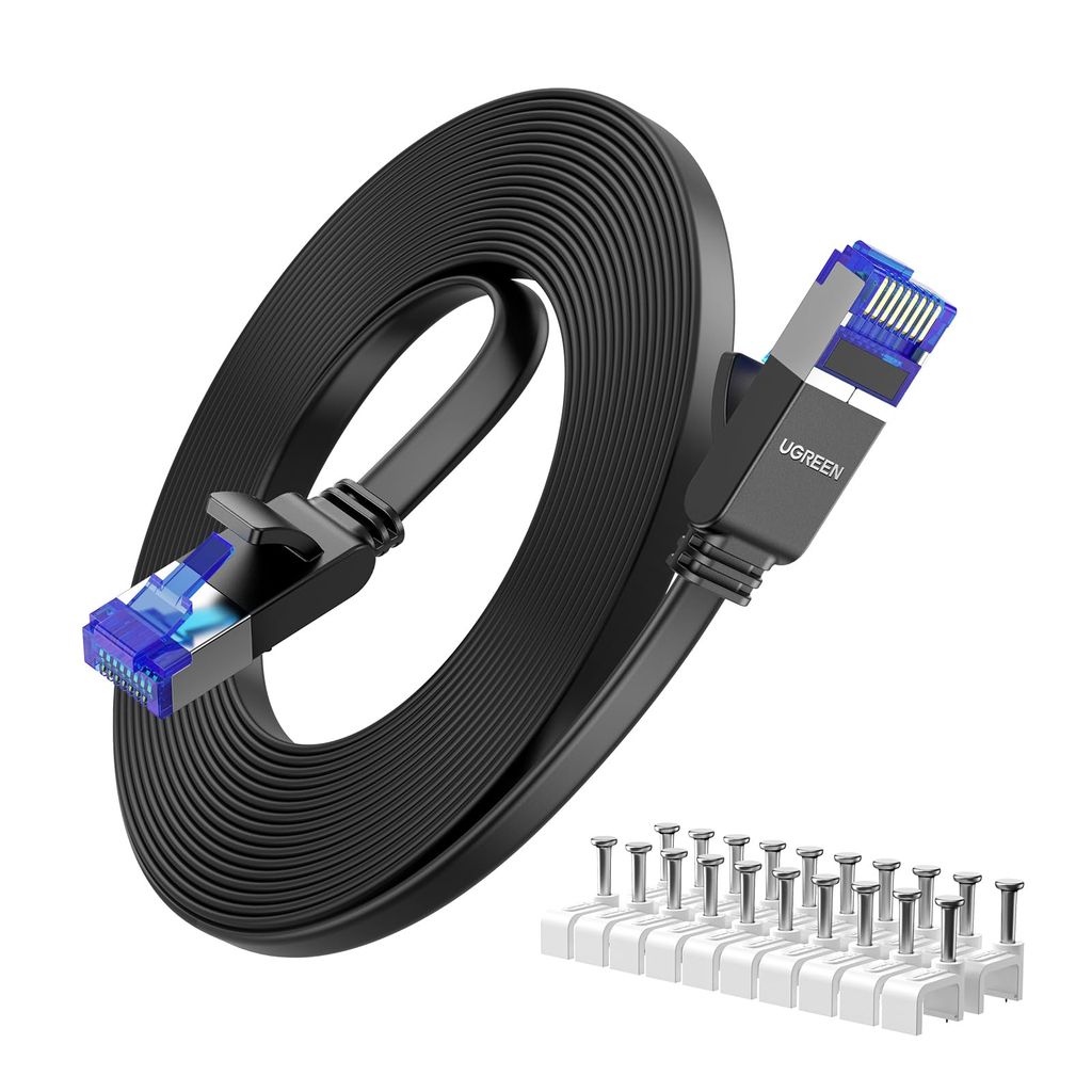 Câble Ethernet Ugreen 5M Cat 8 Plat 40Gbps (Vendeur tiers)