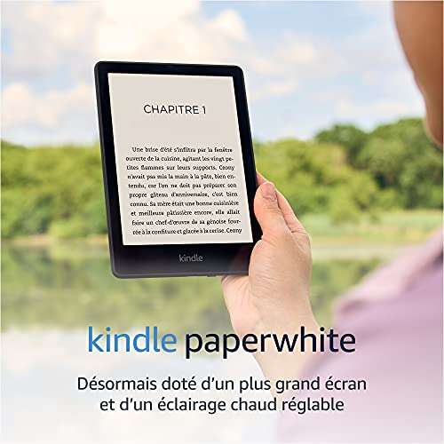 [Prime] Liseuse Kindle Paperwhite - 16 Go, avec publicités (modèle sans publicités à 119.99€ ou Signature Edition à 139.99€)