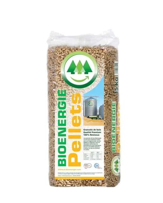Sac de pellets bioenergie 15 Kg - Leroy Merlin Nord (Waziers, Douai, Cambrai, Saint Quentin...)