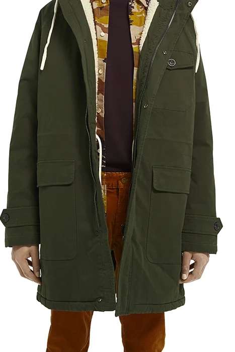 Parka Jacket Army Scotch & Soda Homme - Vert foncé (du S au XXL)
