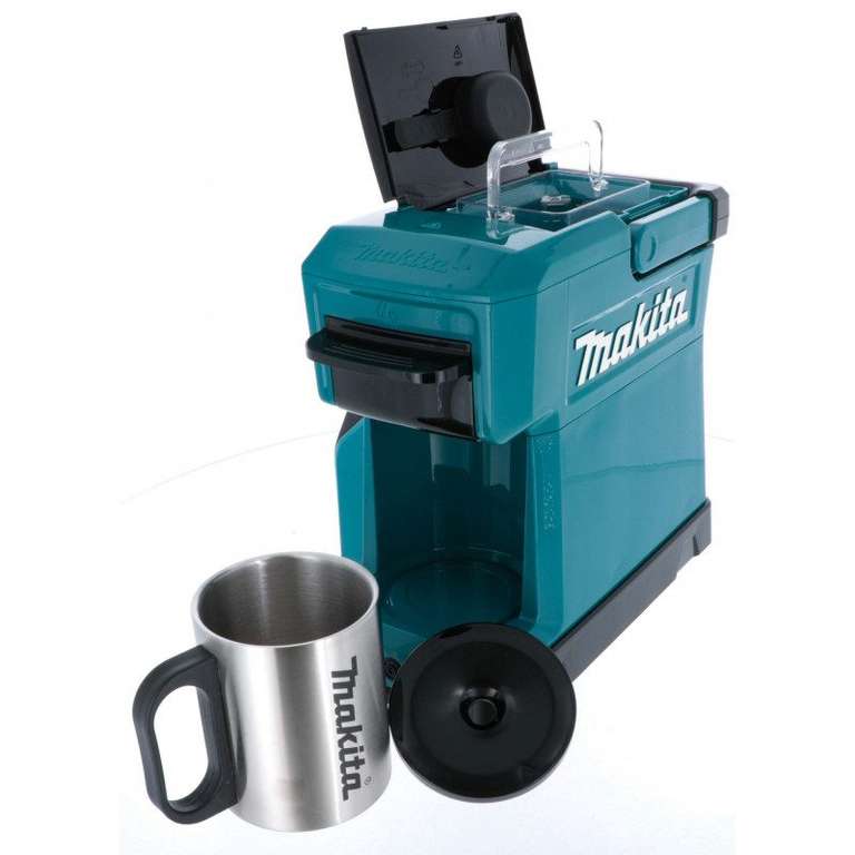 Machine à café moulu ou à dosette Makita DCM501Z 10.8V - 14.4-18V, Bleu, 240 ml (voleda.fr)