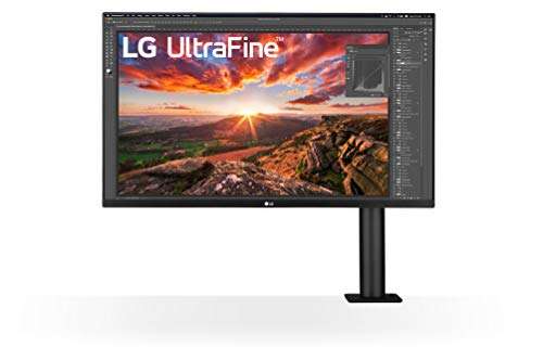 LG ERGO UltraFine 32UN880-B 32" Moniteur UHD 4K - dalle IPS 5ms 60Hz, 3840x2160, HDR 10, DCI-P3 95%, AMD FreeSync, pied ergonomique réglable