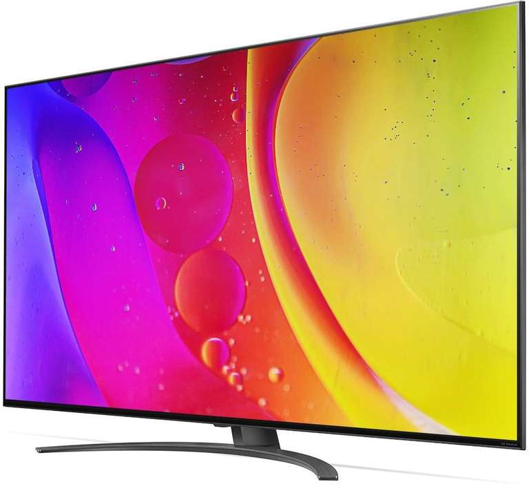TV 65" LG NanoCell 65NANO82 (2022) - 4K, 50 Hz, LED NanoCell, Active HDR (HDR10 Pro / HLG), ALLM, Smart TV (via 70€ sur la carte)