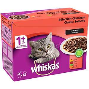 Lot de 48 Paquets Whiskas Sélection classique pour chats - 48 x 100g
