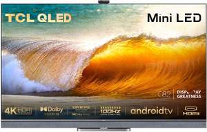 TV 55" TCL Mini LED 55C826K - 4K UHD, 100Hz, HDR10+, QLED, Android TV, Dolby Atmos & Vision IQ, son Onkyo