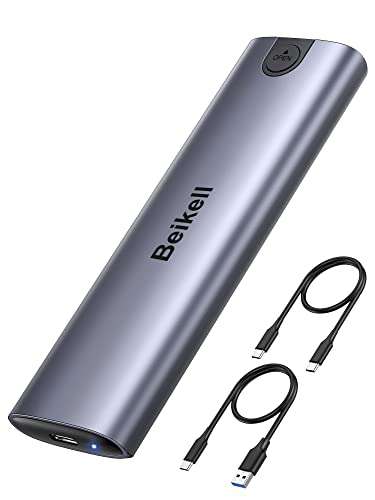 Boîtier externe Beikell pour SSD M.2 NVMe et SATA - USB C 3.2 Gen 2, 10GBPS (via coupon - Vendeur tiers)