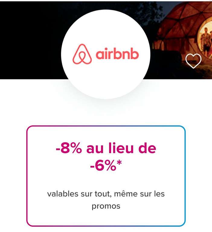 [The Corner] 8% de remise sur les bons d'achat Airbnb